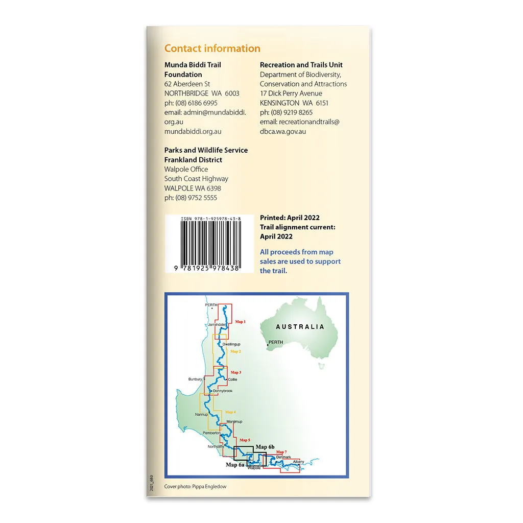 Munda Biddi Trail Map 6 - Shannon River to Kent River