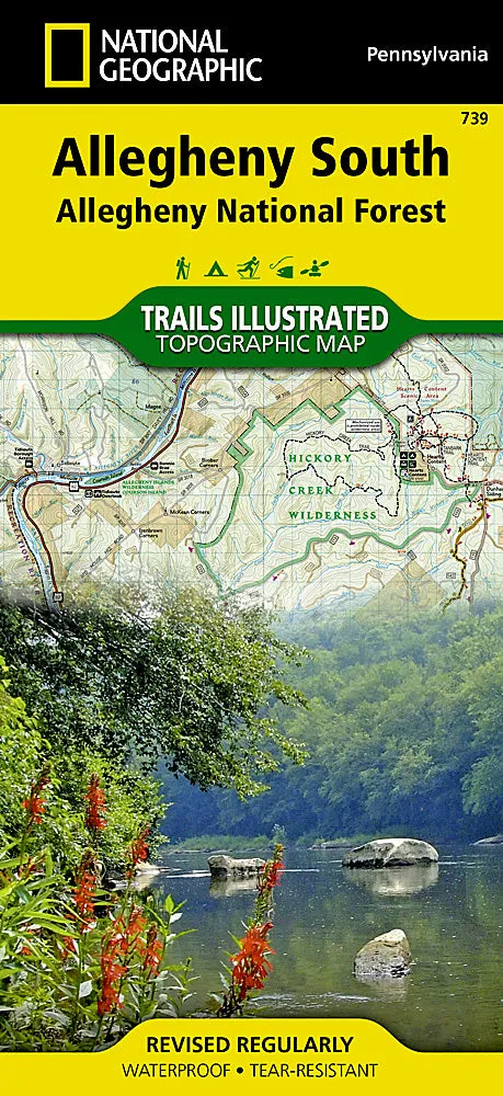 Nat Geo TI Allegheny Nat Map South #739