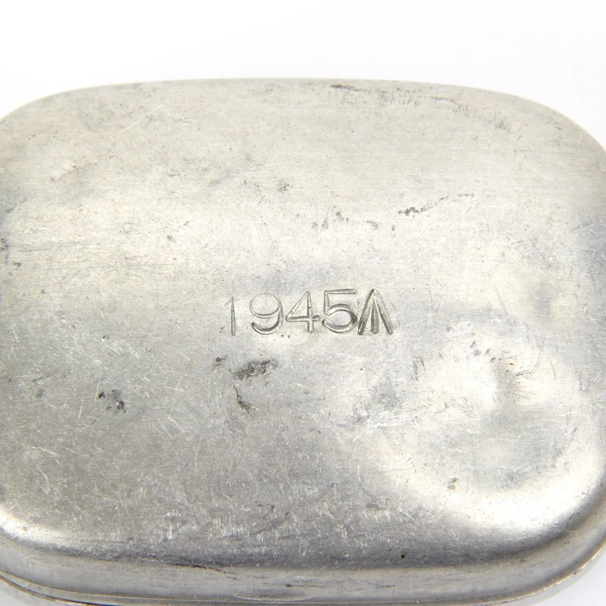 Original WWII Dated British Soap Dish Survival Container