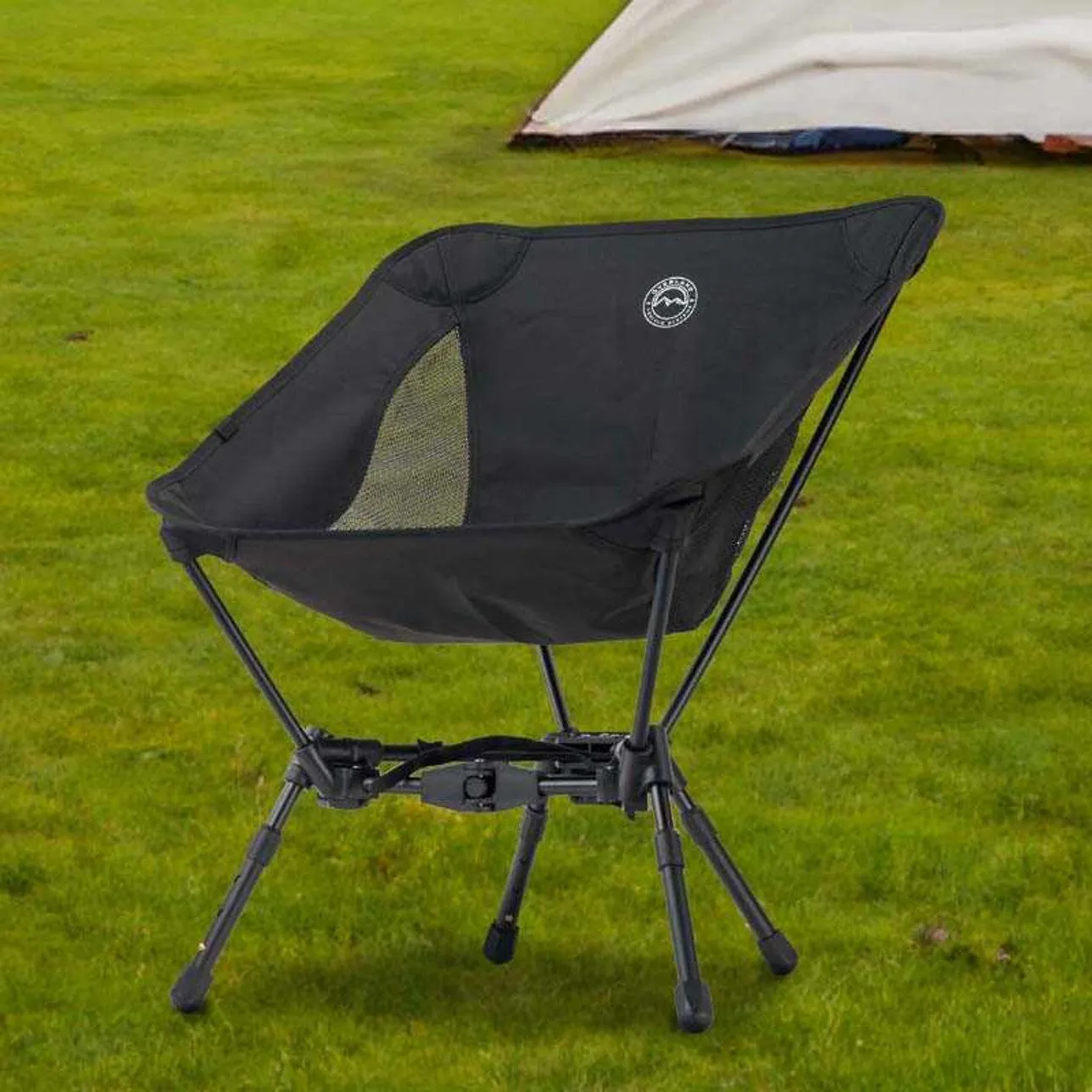 Overland Vehicle Systems Compact Camping Chair With Collapsible Aluminum Frame