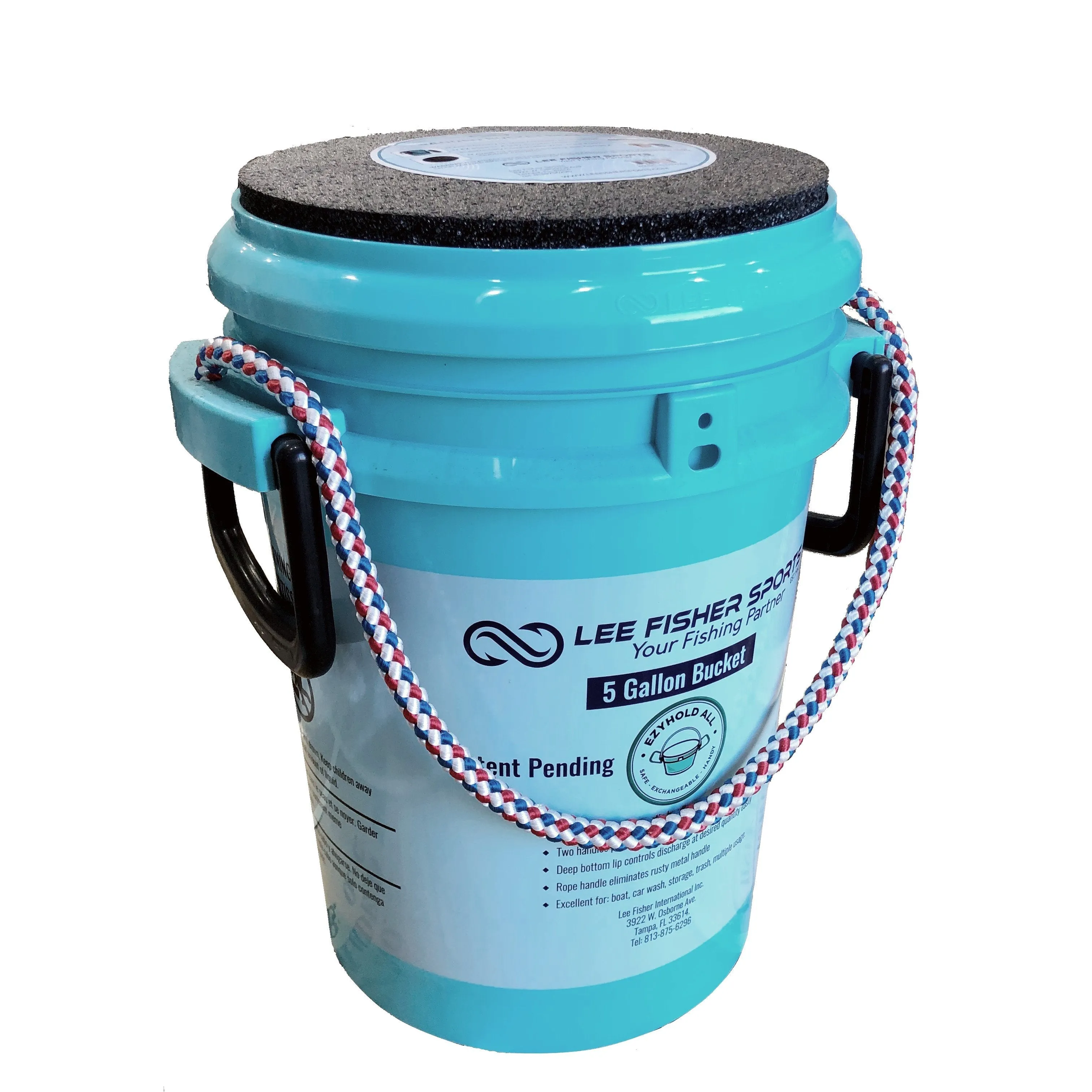 Padded Thick Foam Bucket Seat Comes with Heavy Duty 5 Gallon  Bucket