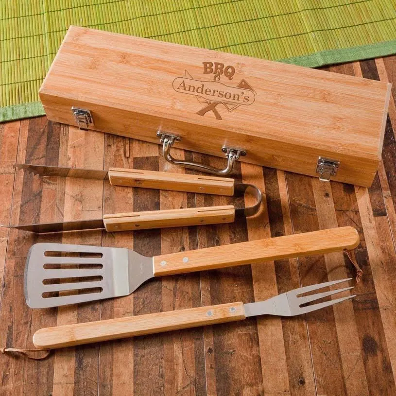 Personalized Grill Set for Dad