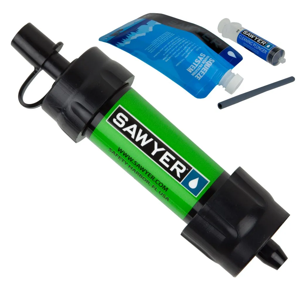 Sawyer - MINI Water Filtration System GREEN