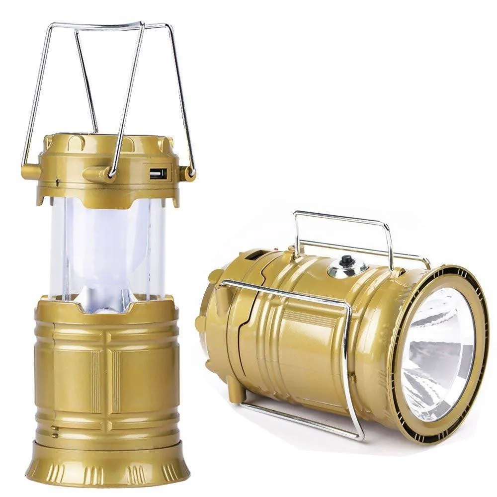 Solar Lantern Emergency Light LED Rechargeable Torch with USB Mobile Charging Point