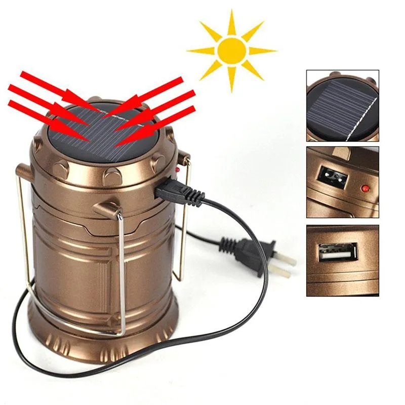 Solar Lantern Emergency Light LED Rechargeable Torch with USB Mobile Charging Point