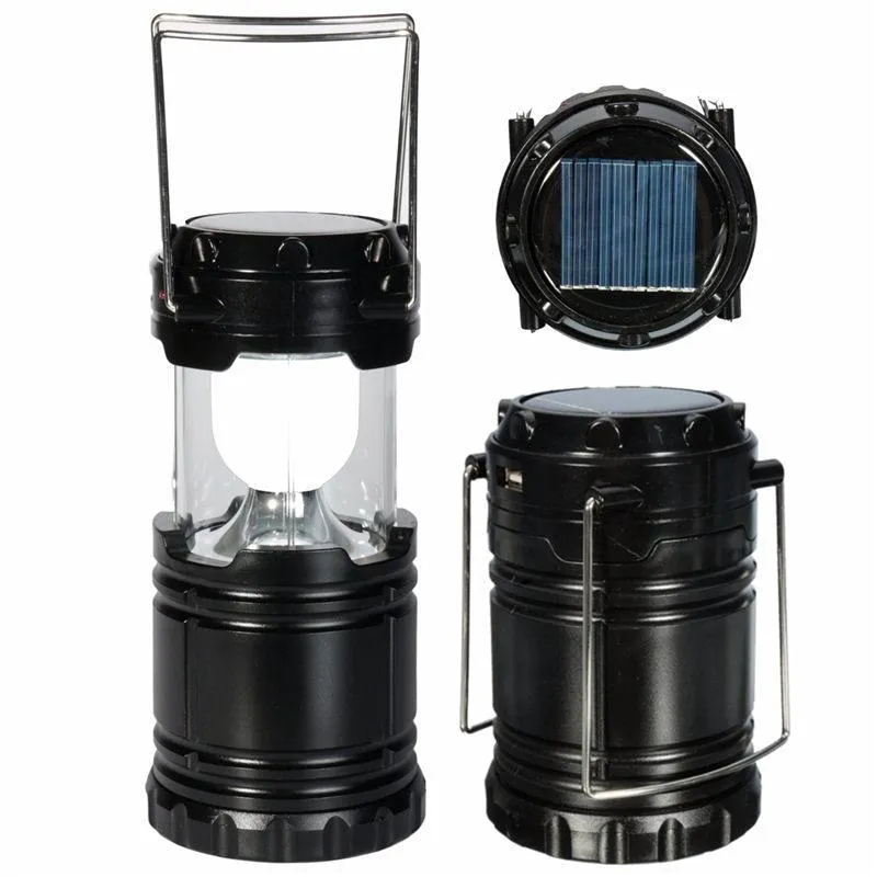 Solar Lantern Emergency Light LED Rechargeable Torch with USB Mobile Charging Point