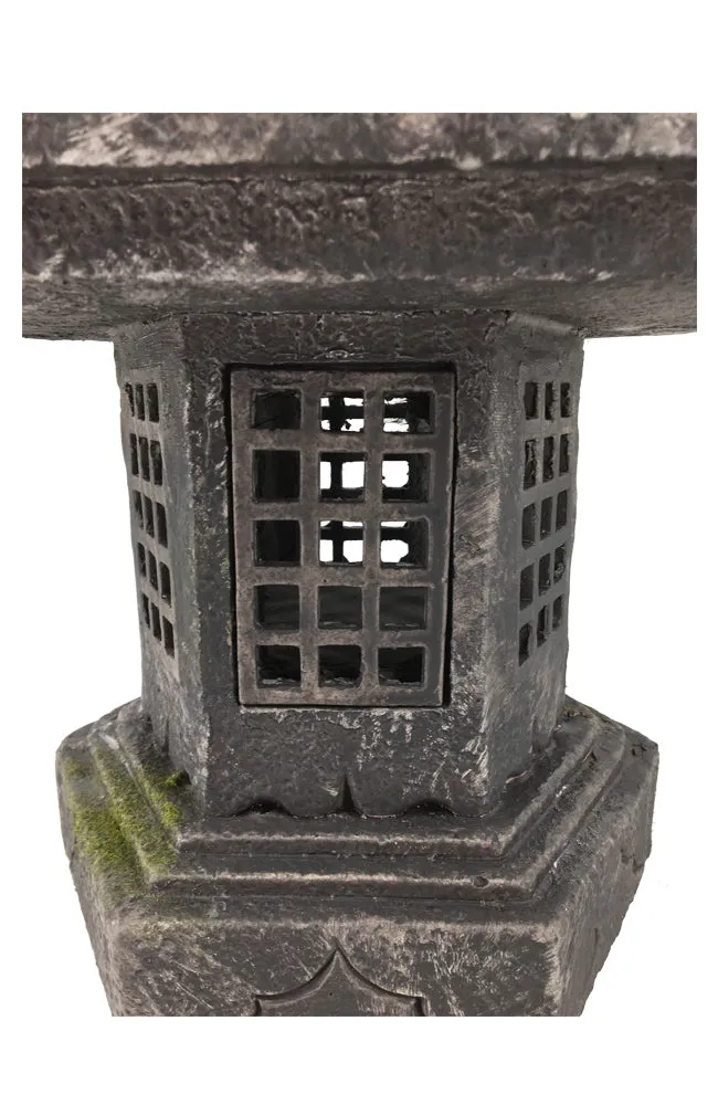 Stone Lantern - Pagoda on Pedestal