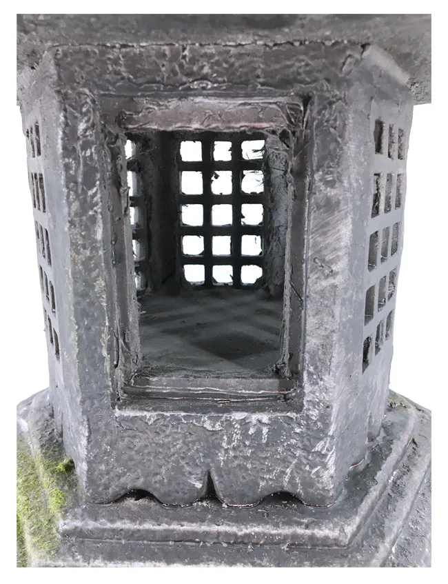 Stone Lantern - Pagoda on Pedestal