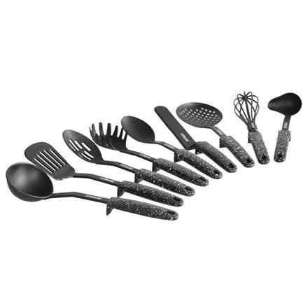 Stoneline | Kitchen Utensil Set | 9 Pc(S) | Dishwasher Proof | Black