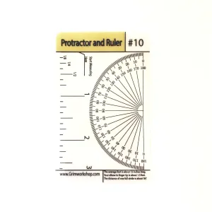 Tip Card #10 Measurement: EDC Ruler and Compass Measuring Card