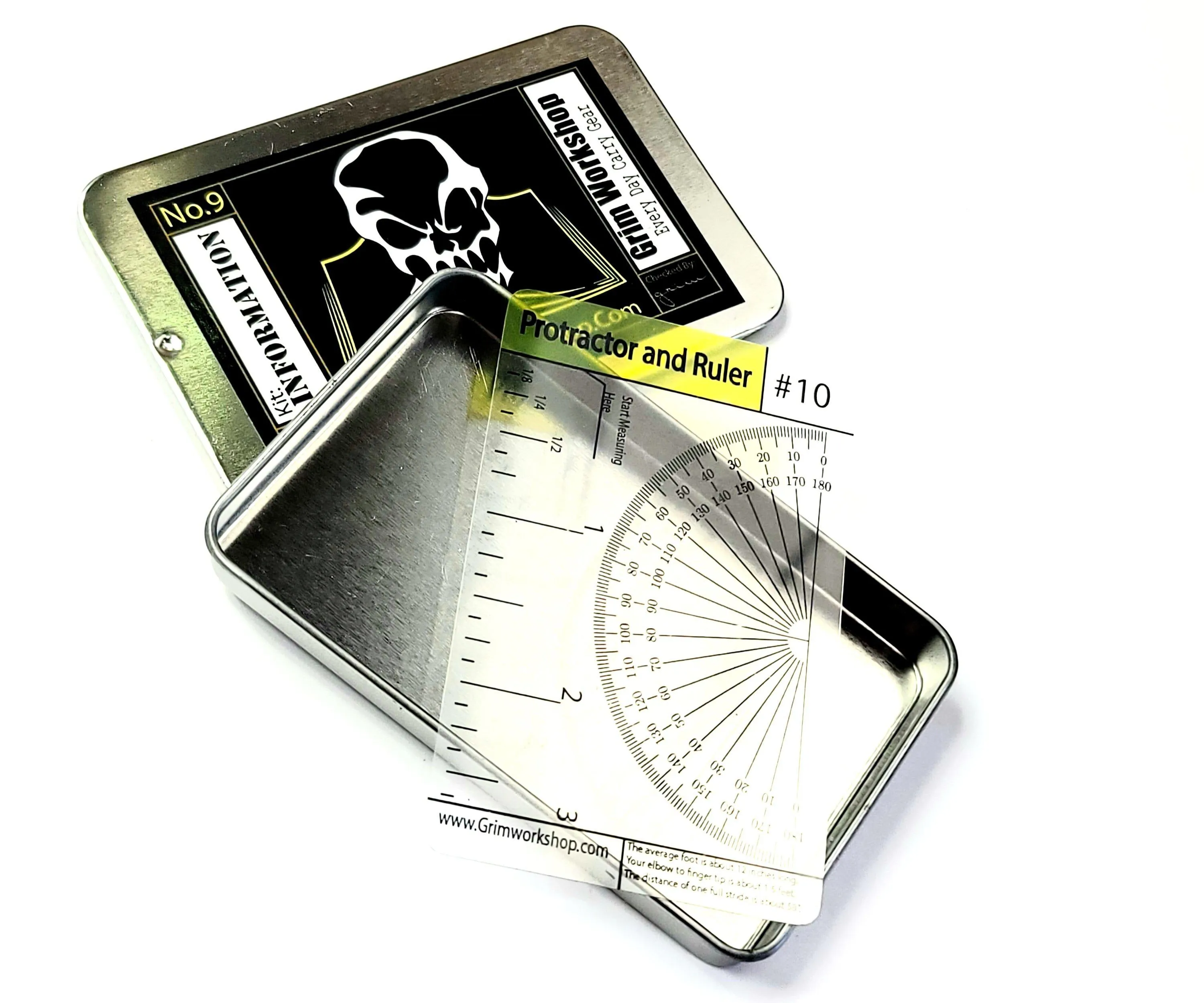 Tip Card #10 Measurement: EDC Ruler and Compass Measuring Card