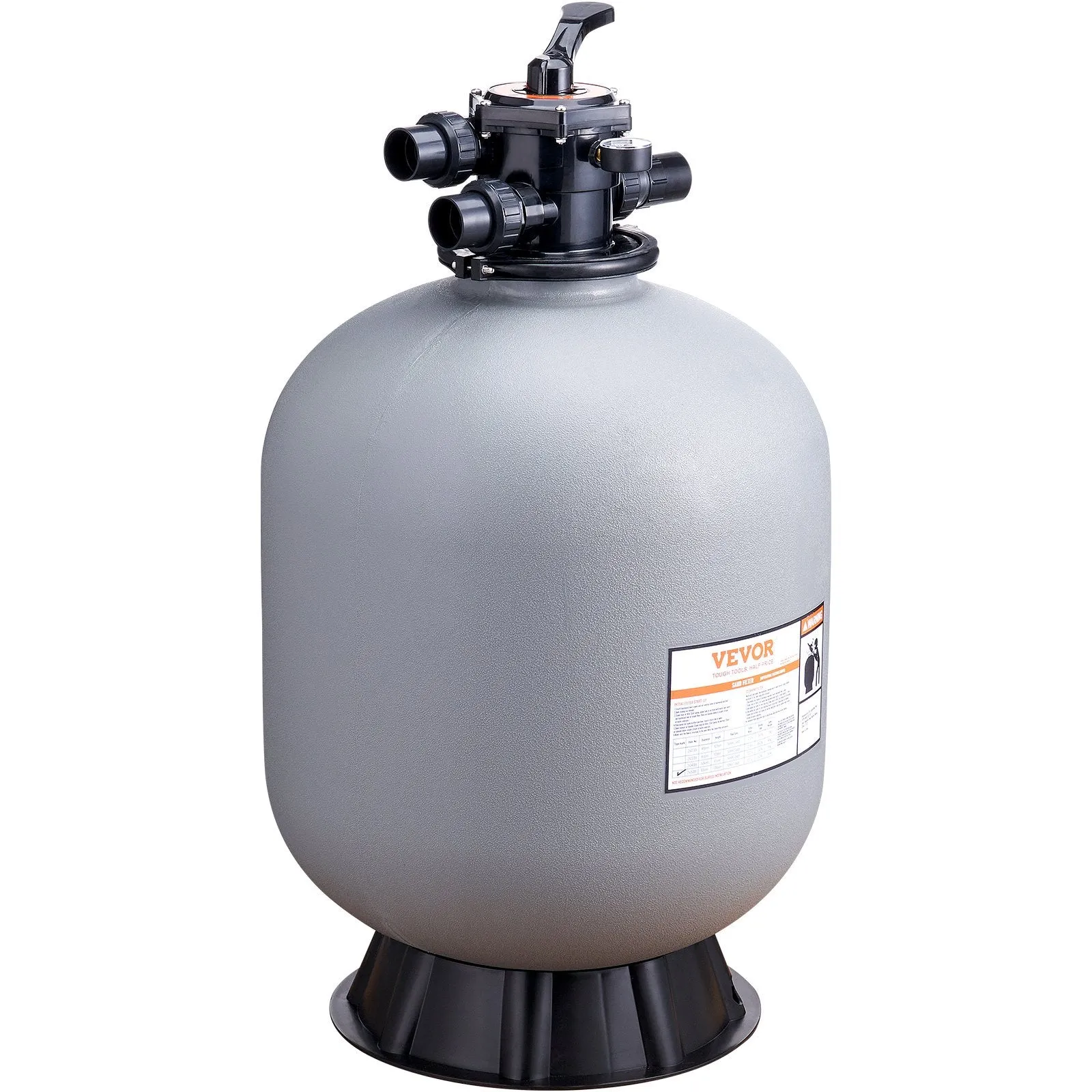 Vevor Sand Filter for Above & Inground Pool 24-inch 65 GPM Flow Rate New