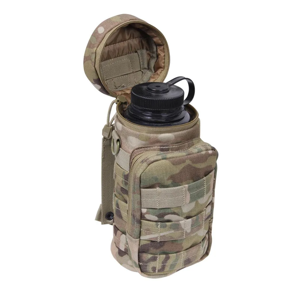 Water Bottle Survival Kit With MOLLE Compatible Pouch