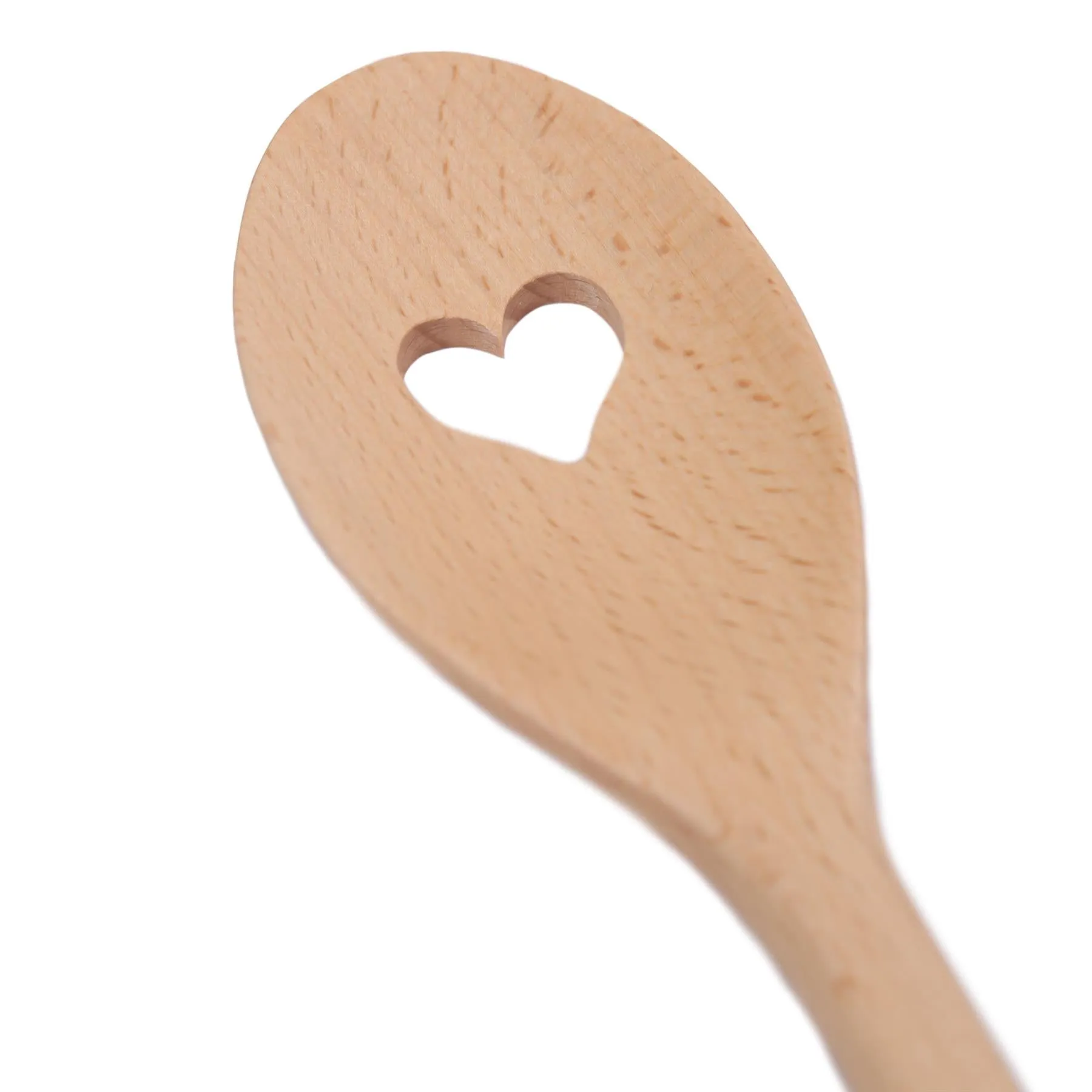 Wooden Heart Cooking Spoon - 30cm - By Argon Tableware