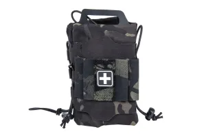 Wosport MultiCam Black tactical tear-off first aid kit